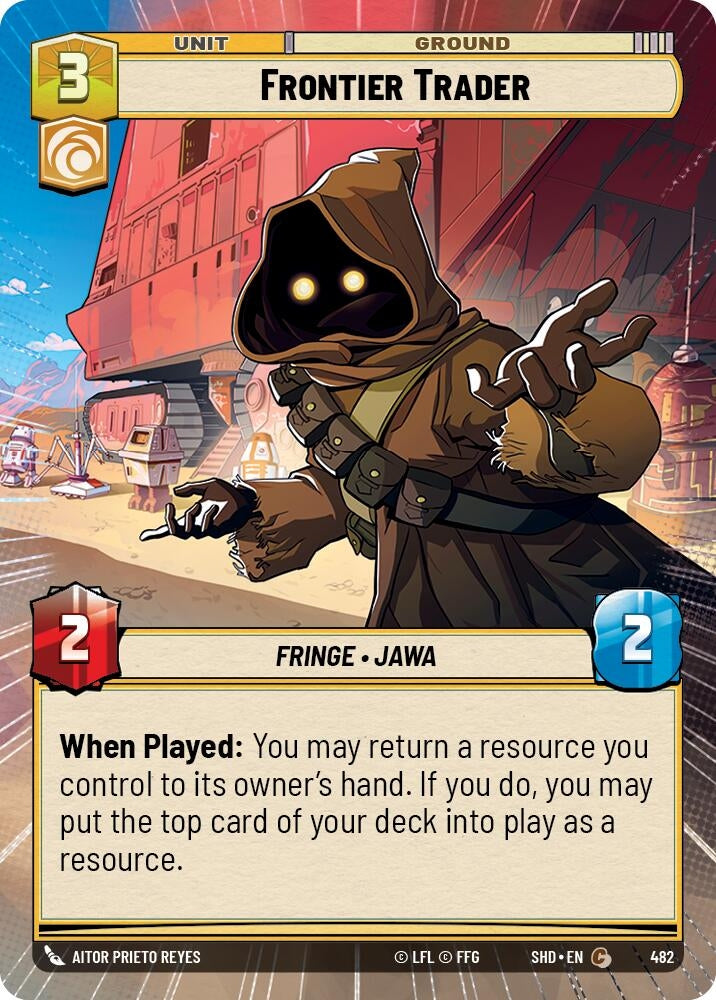 Image for Frontier Trader (Hyperspace) (Shadows of the Galaxy) (482) - Star Wars: Unlimited