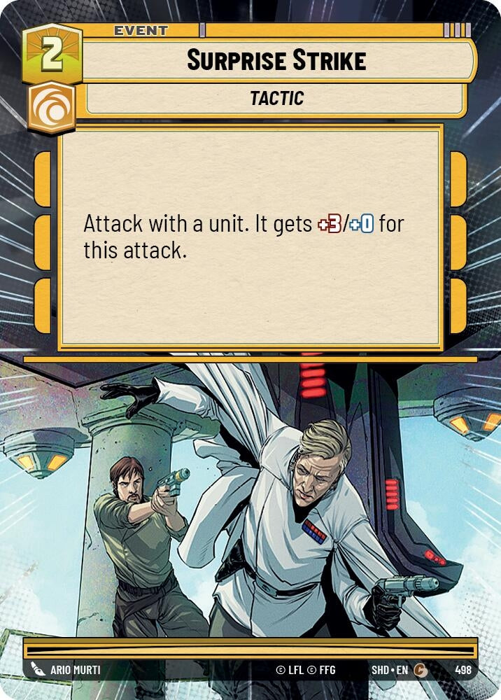 Image for Surprise Strike (Hyperspace) (Shadows of the Galaxy) (498) - Star Wars: Unlimited