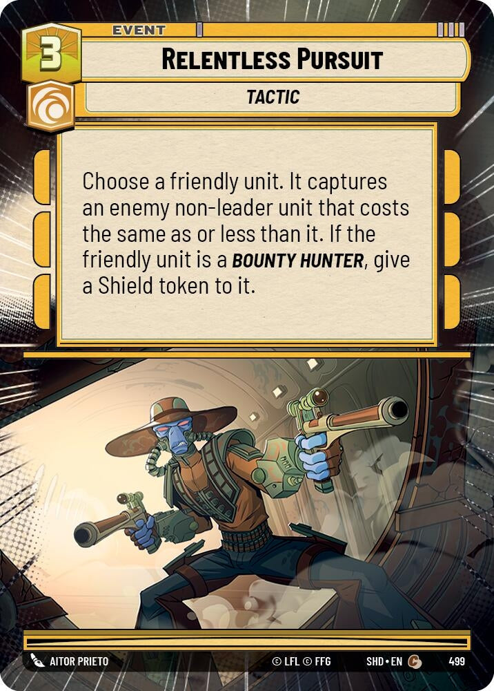 Image for Relentless Pursuit (Hyperspace) (Shadows of the Galaxy) (499) - Star Wars: Unlimited