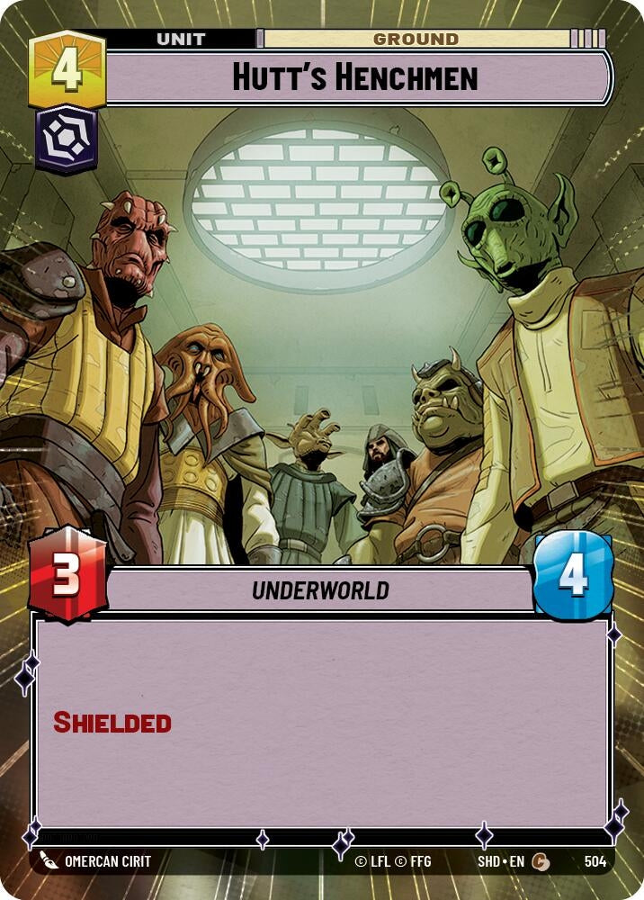 Image for Hutt's Henchmen (Hyperspace) (Shadows of the Galaxy) (504) - Star Wars: Unlimited