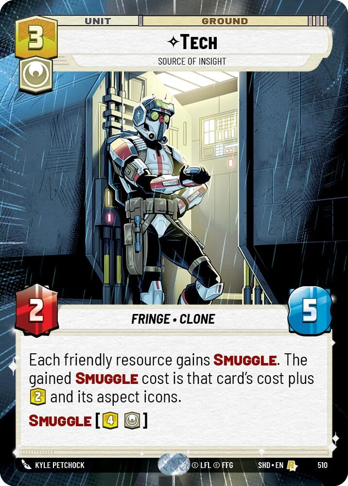 Image for Tech - Source of Insight (Hyperspace) (Shadows of the Galaxy) (510) - Star Wars: Unlimited