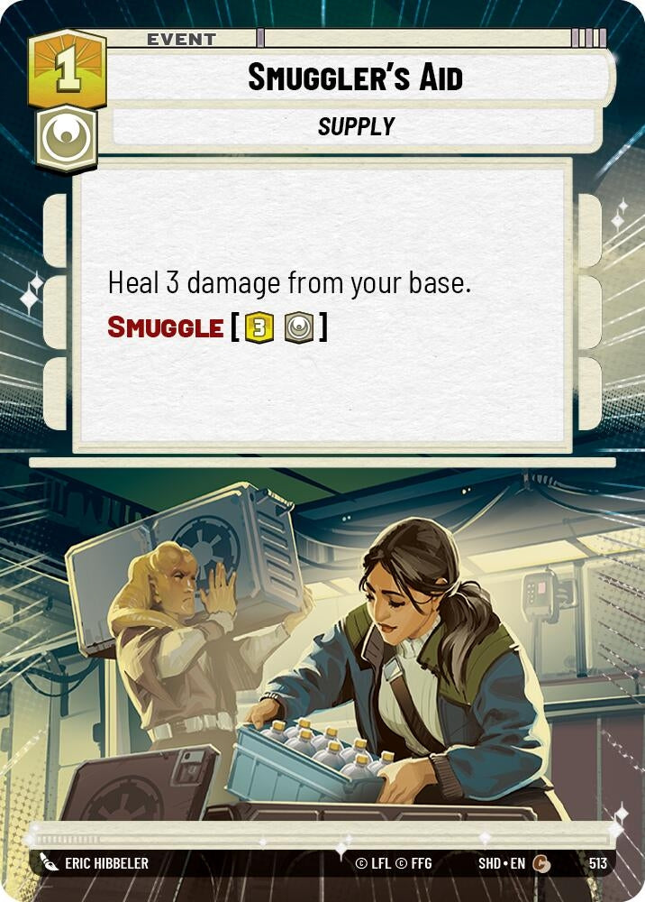 Image for Smuggler's Aid (Hyperspace) (Shadows of the Galaxy) (513) - Star Wars: Unlimited