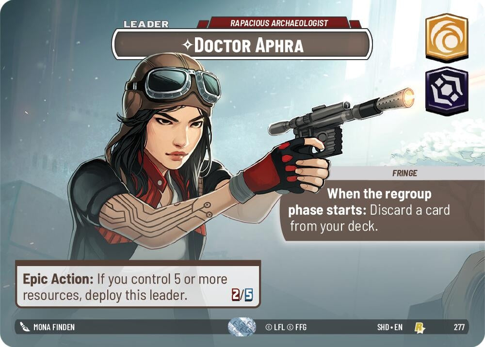 Image for Doctor Aphra - Rapacious Archaeologist (Showcase) (Shadows of the Galaxy) (277) - Star Wars: Unlimited