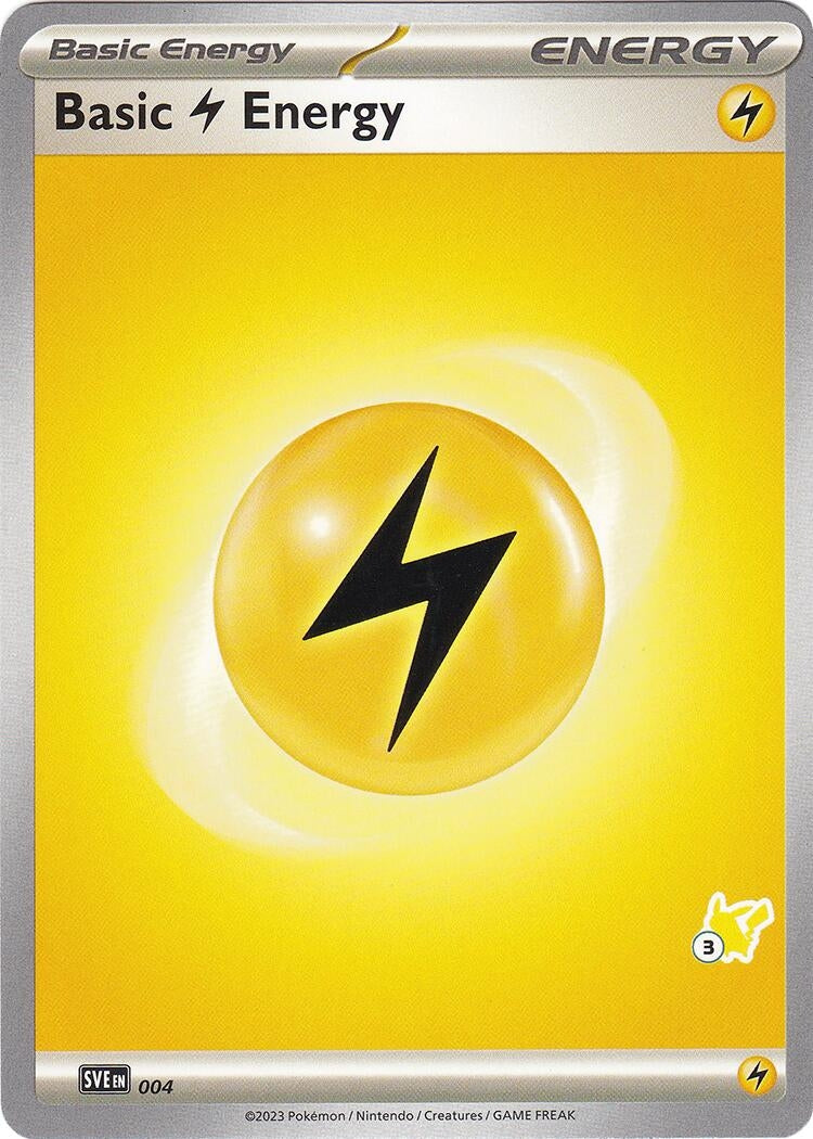 Image for Basic Lightning Energy - Pikachu 3 (Battle Academy 2024) (004) - Pokemon