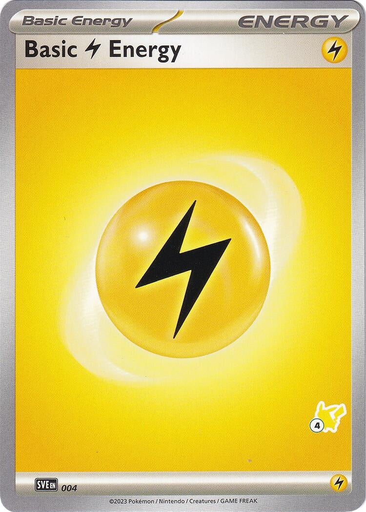 Image for Basic Lightning Energy - Pikachu 4 (Battle Academy 2024) (004) - Pokemon