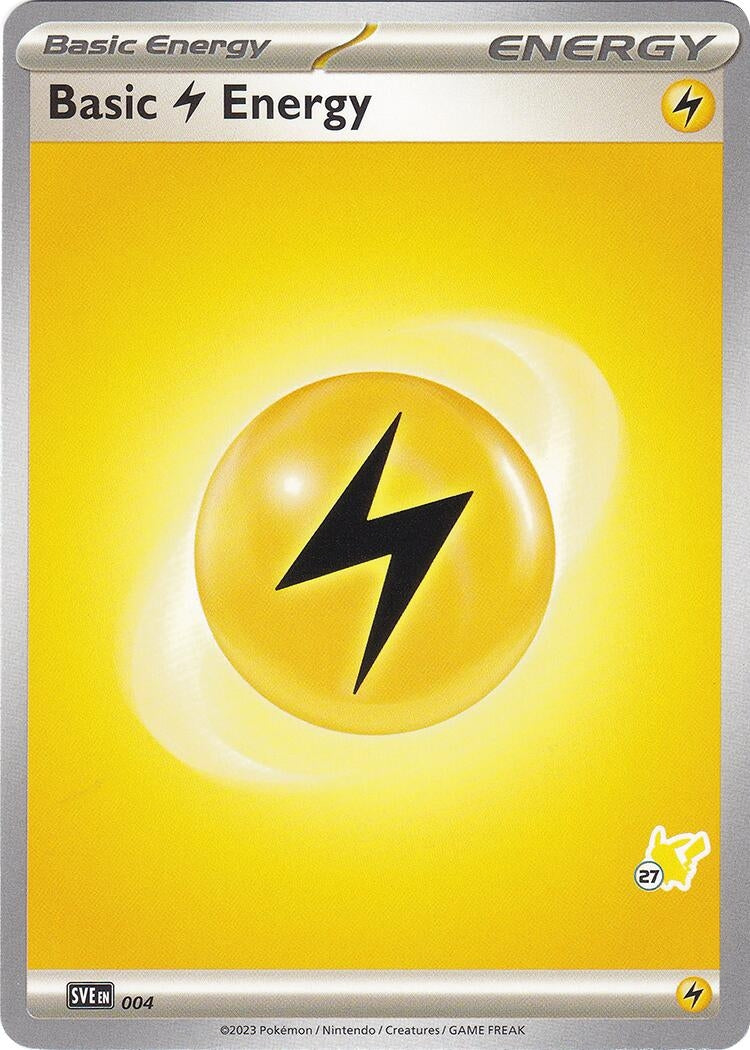 Image for Basic Lightning Energy - Pikachu 27 (Battle Academy 2024) (004) - Pokemon