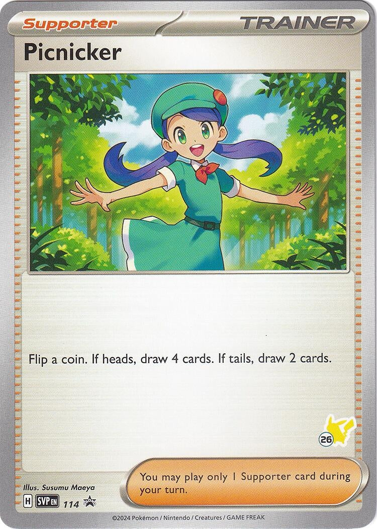 Image for Picnicker - Pikachu 26 (Battle Academy 2024) (114) - Pokemon