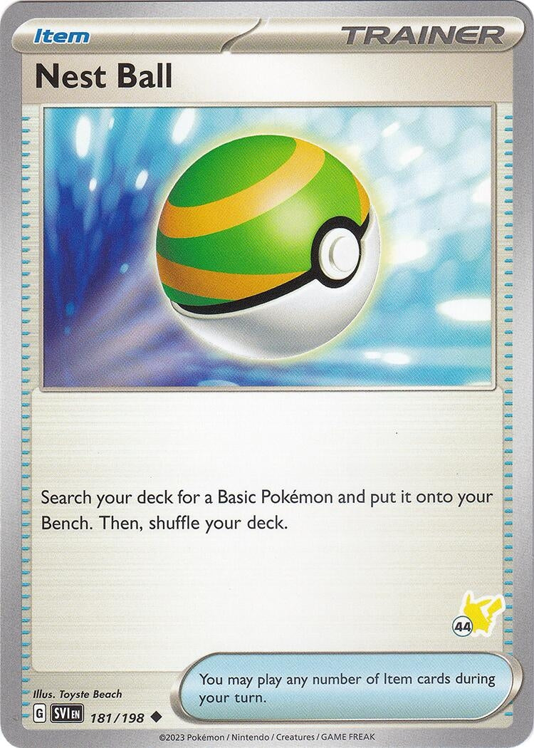 Image for Nest Ball - Pikachu 44 (Battle Academy 2024) (181/198) - Pokemon