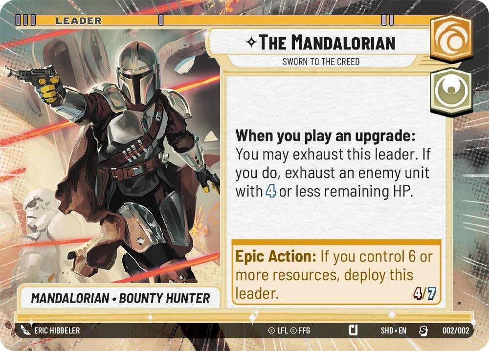 Image for The Mandalorian - Sworn To The Creed (Hyperspace) (Prerelease Promos) (002/002) - Star Wars: Unlimited