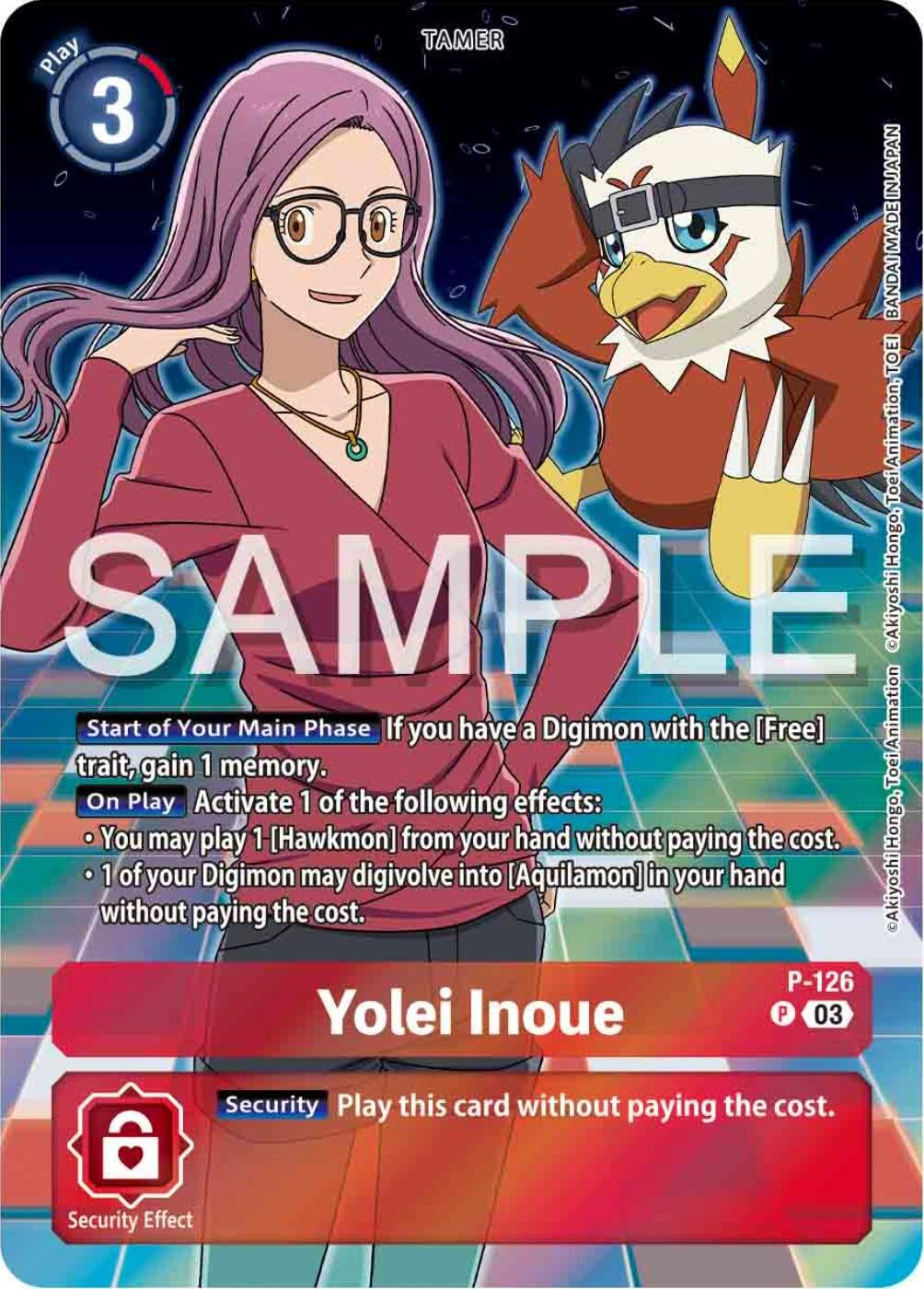 Image for Yolei Inoue - P-126 (Digimon Adventure 02: The Beginning Set) (D-PR) (P-126 P) - Digimon Card Game