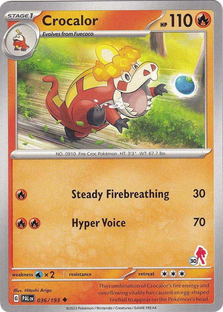 Image for Crocalor - Armarouge 30 (Battle Academy 2024) (036/193) - Pokemon