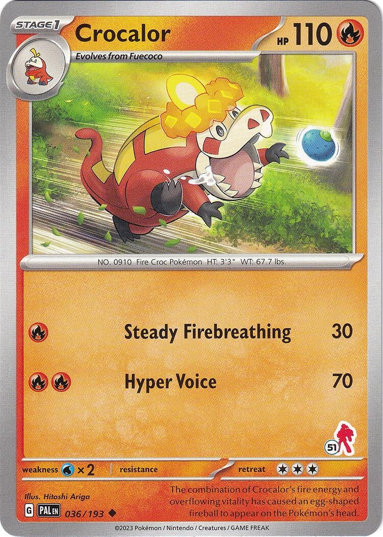 Image for Crocalor - Armarouge 51 (Battle Academy 2024) (036/193) - Pokemon