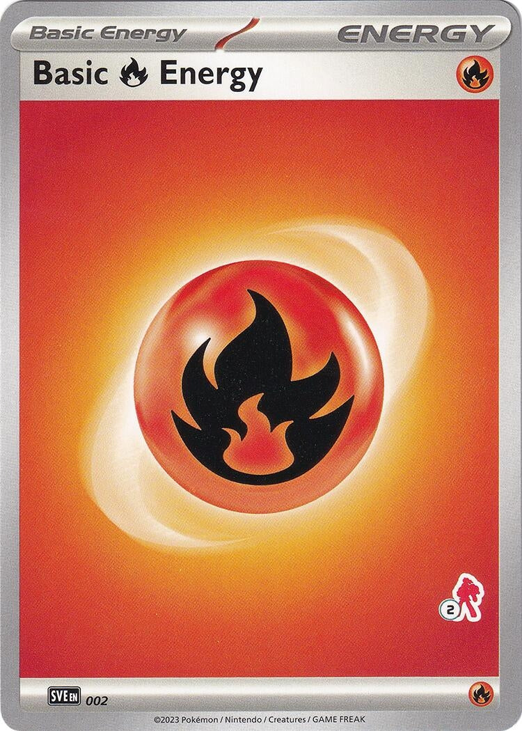 Image for Basic Fire Energy - Armarouge 2 (Battle Academy 2024) (002) - Pokemon