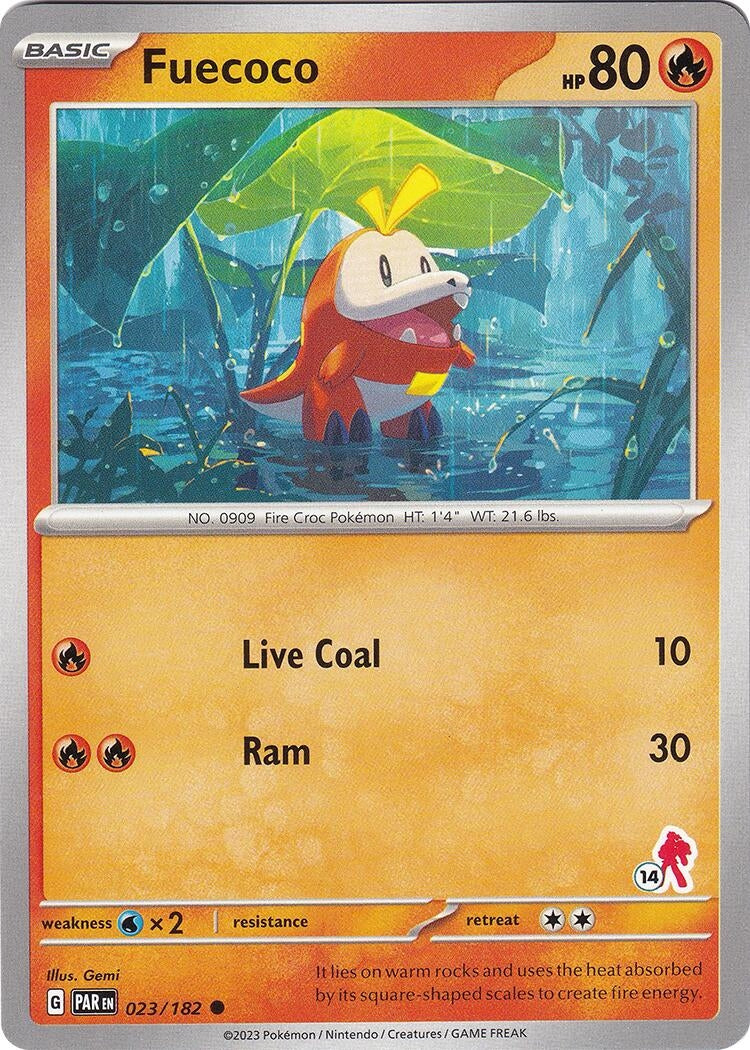 Image for Fuecoco - Armarouge 14 (Battle Academy 2024) (023/182) - Pokemon