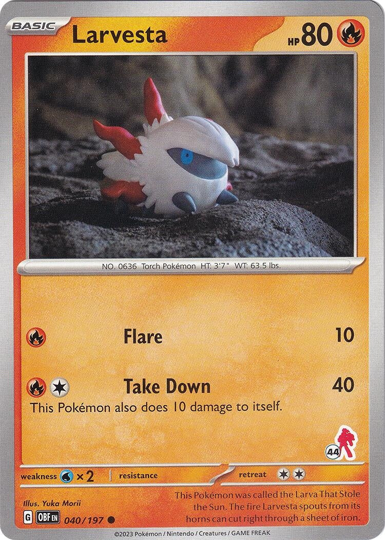 Image for Larvesta - Armarouge 44 (Battle Academy 2024) (040/197) - Pokemon