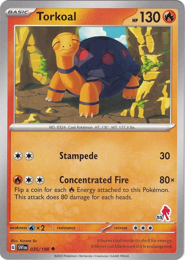 Image for Torkoal - Armarouge 53 (Battle Academy 2024) (035/198) - Pokemon
