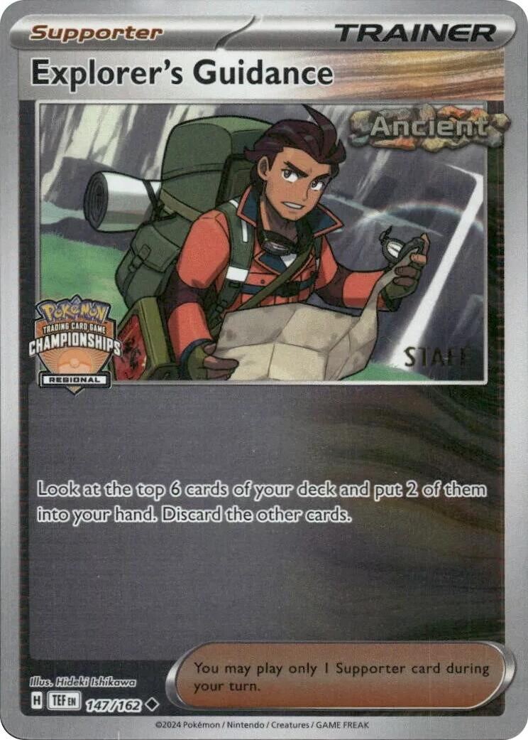Image for Explorer's Guidance - 147/162 (Regional Championships) [Staff] (League & Championship Cards) (147/162) - Pokemon