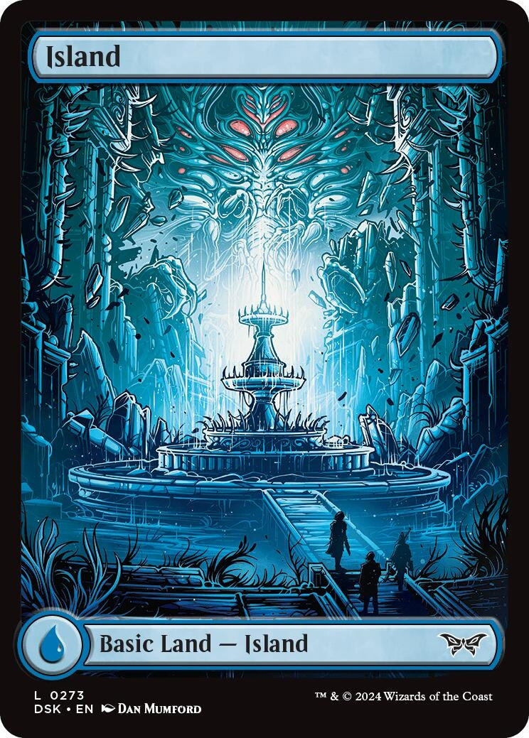 Image for Island (0273) - Full Art (Duskmourn: House of Horror) (273) - Magic: The Gathering