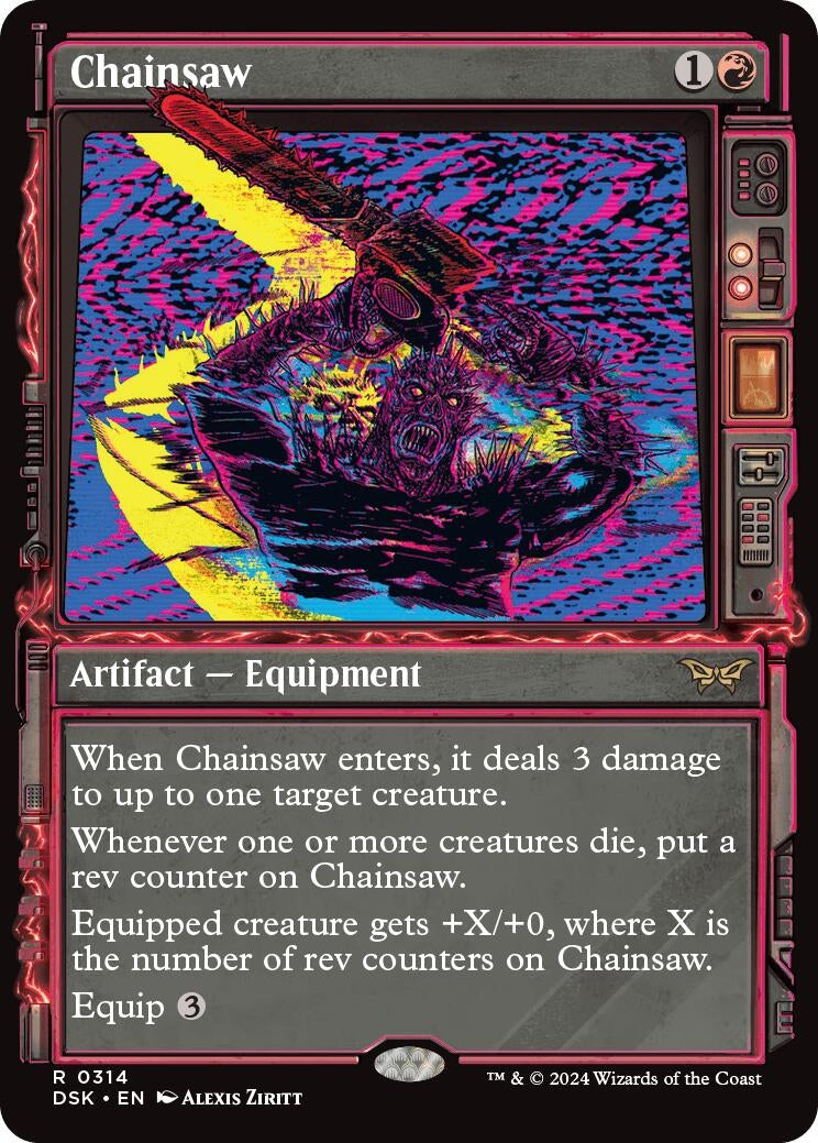 Image for Chainsaw (Showcase) (Duskmourn: House of Horror) (314) - Magic: The Gathering