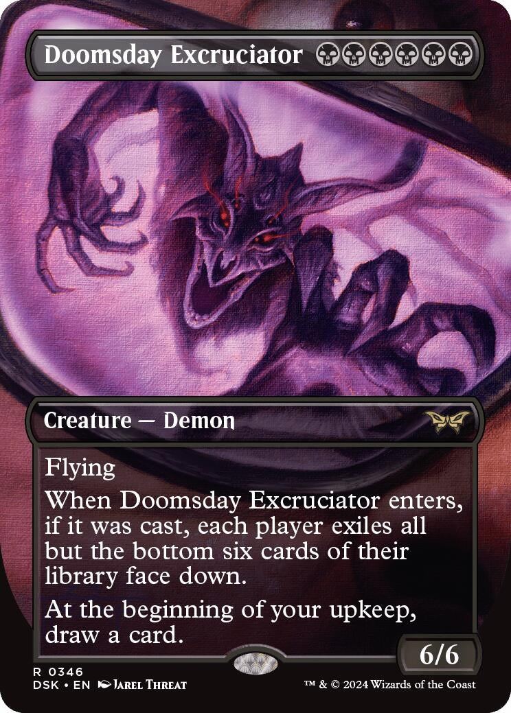 Image for Doomsday Excruciator (Borderless) (Duskmourn: House of Horror) (346) - Magic: The Gathering