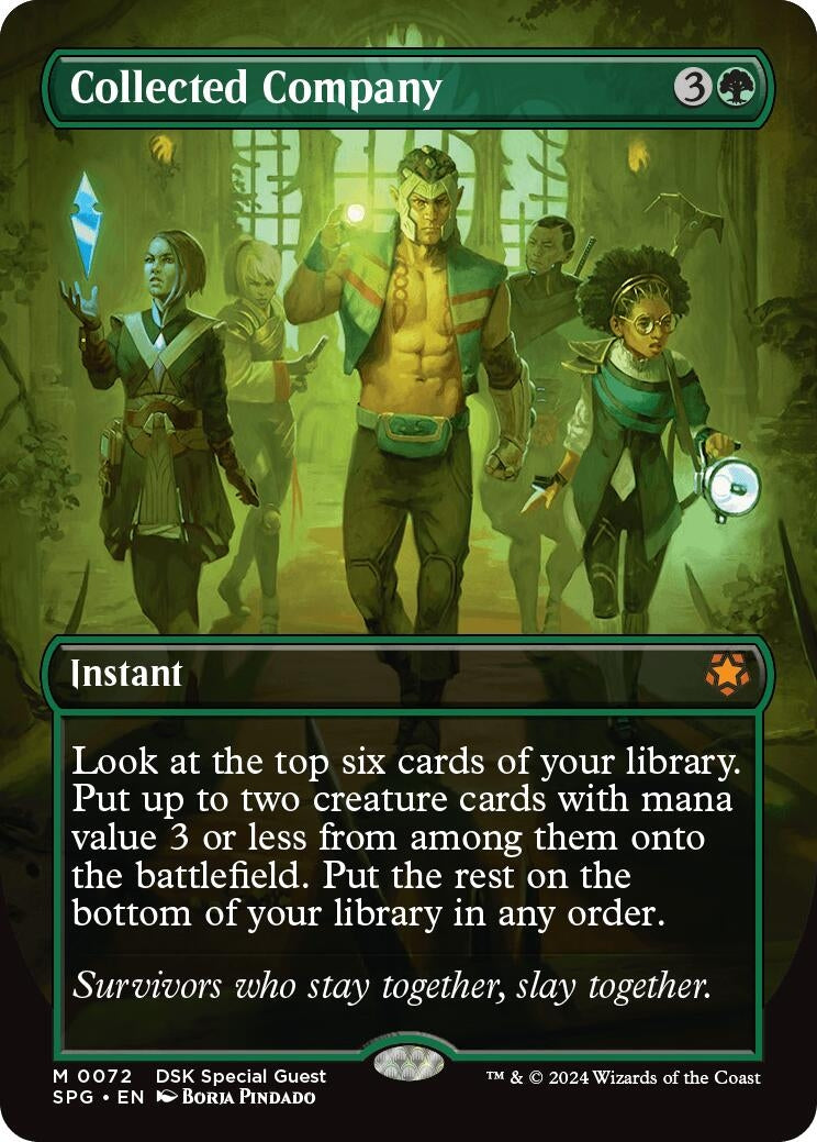 Image for Collected Company (Borderless) (Special Guests) (72) - Magic: The Gathering