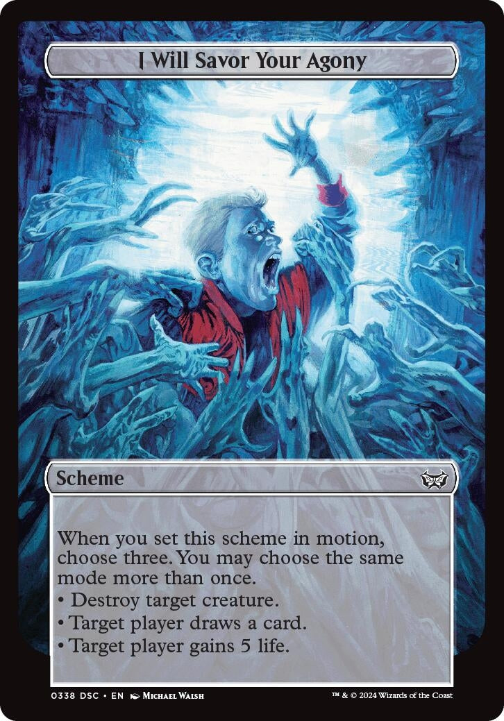 Image for I Will Savor Your Agony (Full Art) (Archenemy: Duskmourn) (338) - Magic: The Gathering