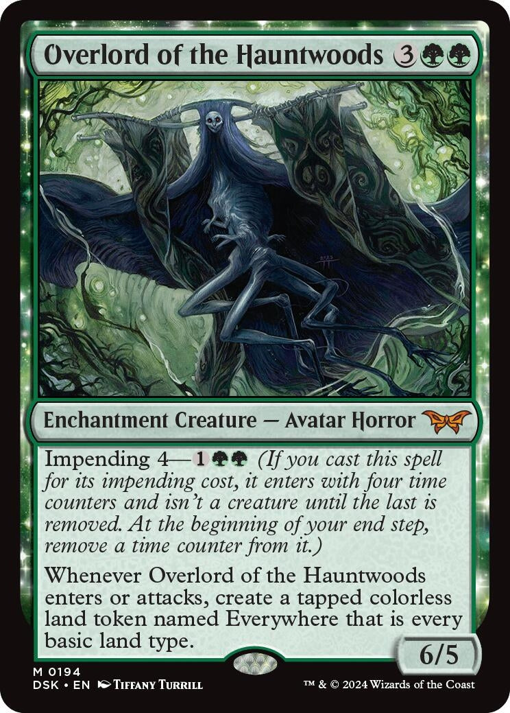 Image for Overlord of the Hauntwoods (Duskmourn: House of Horror) (194) - Magic: The Gathering