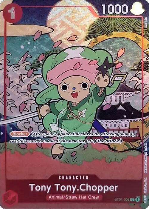 Image for Tony Tony.Chopper (English Version 1st Anniversary Set) (One Piece Promotion Cards) (ST01-006) - One Piece Card Game