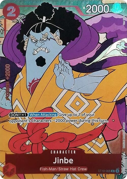 Image for Jinbe (English Version 1st Anniversary Set) (One Piece Promotion Cards) (ST10-005) - One Piece Card Game