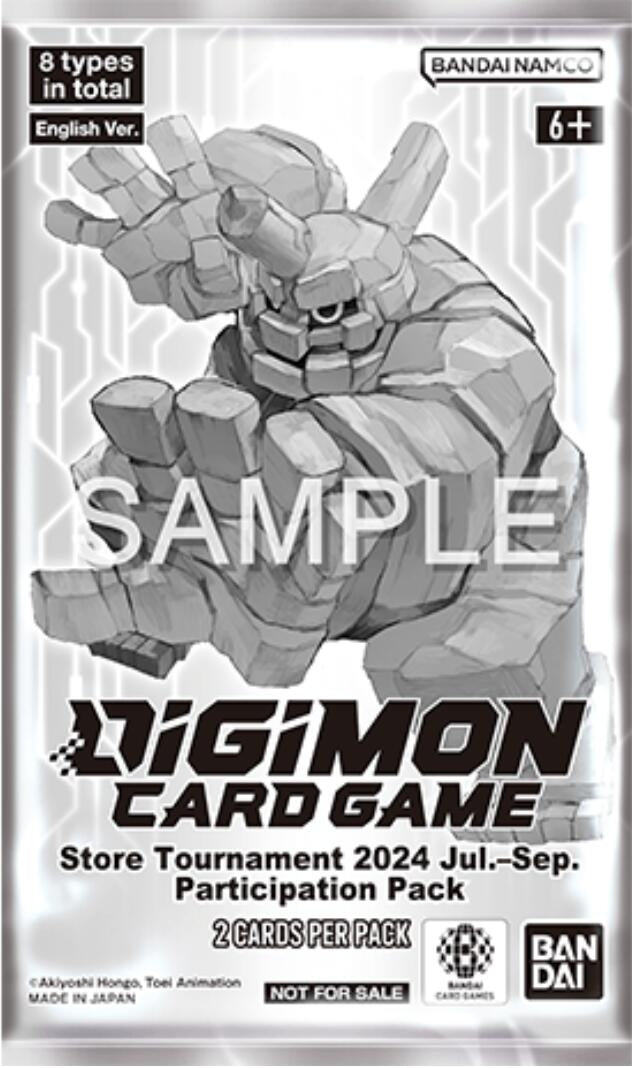 Image for Store Tournament 2024 Jul.-Sep. Participation Pack - Digimon Card Game