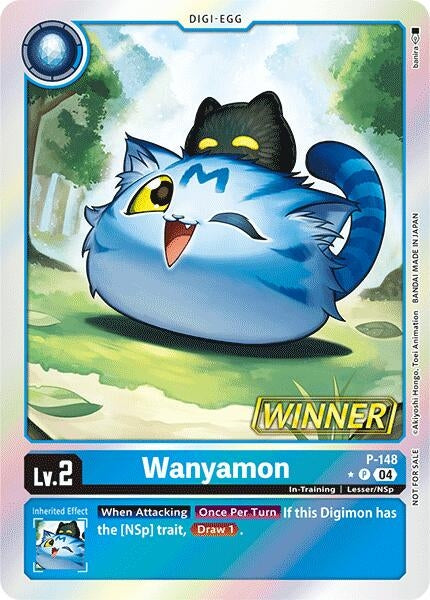 Image for Wanyamon - P-148 (Store Tournament 2024 Jul. - Sep. Winner Pack) - Digimon Card Game