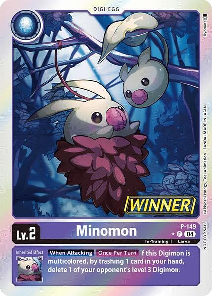 Image for Minomon - P-149 (Store Tournament 2024 Jul. - Sep. Winner Pack) - Digimon Card Game