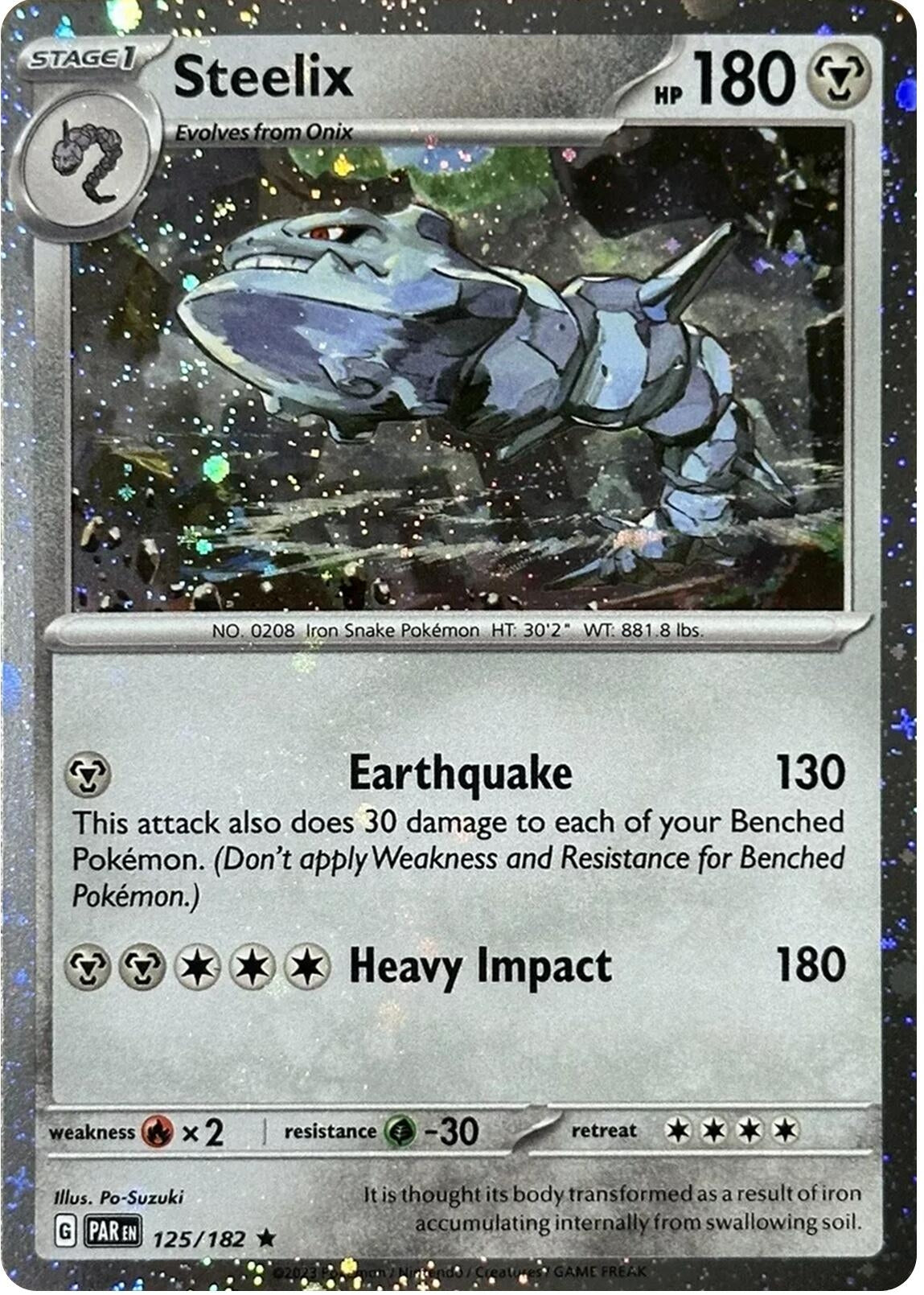 Image for Steelix - 125/182 (Cosmos Holo) (Miscellaneous Cards & Products) (125/182) - Pokemon