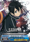 Image for Kirito - Start of the Battle (Sword Art Online Chronicle Set) (SAO/SC20-E090 RE) - Weiss Schwarz