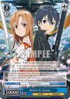 Image for Kirito & Asuna (SR) (Sword Art Online Chronicle Set) (SAO/S20-E104S RE) - Weiss Schwarz