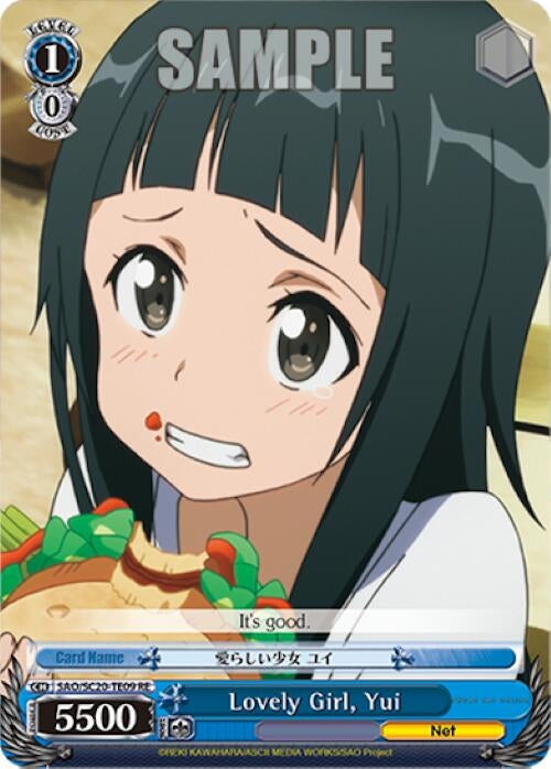 Image for Lovely Girl, Yui (TD) (Sword Art Online Chronicle Set) (SAO/SC20-TE09 RE) - Weiss Schwarz