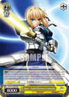 Image for Saber - Noble Phantasm Unleashed (Fate/Zero Chronicle Set) (FZ/SC17-E015 RE) - Weiss Schwarz