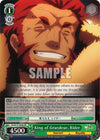 Image for King of Grandeur, Rider (Fate/Zero Chronicle Set) (FZ/SC17-E040 RE) - Weiss Schwarz