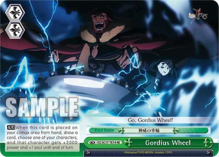 Image for Gordius Wheel (TD) (Fate/Zero Chronicle Set) (FZ/SC17-TE14 RE) - Weiss Schwarz