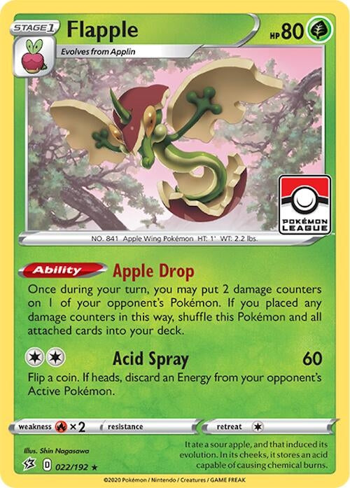 Image for Flapple - 022/192 (League Promo) (League & Championship Cards) (022/192) - Pokemon