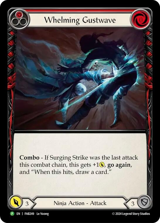 Image for Whelming Gustwave (Red) - FAB249 (Flesh and Blood: Promo Cards) (FAB249) - Flesh and Blood TCG