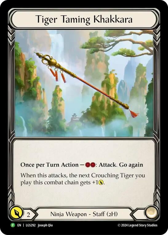 Image for Tiger Taming Khakkara - LGS292 (Flesh and Blood: Promo Cards) (LGS292) - Flesh and Blood TCG