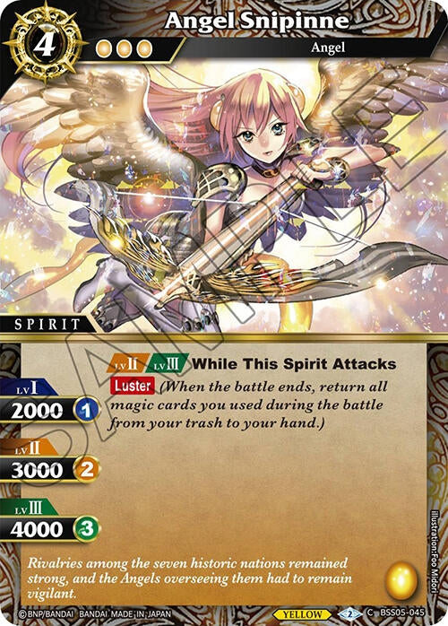 Image for Angel Snipinne (Strangers in the Sky) (BSS05-045) - Battle Spirits Saga