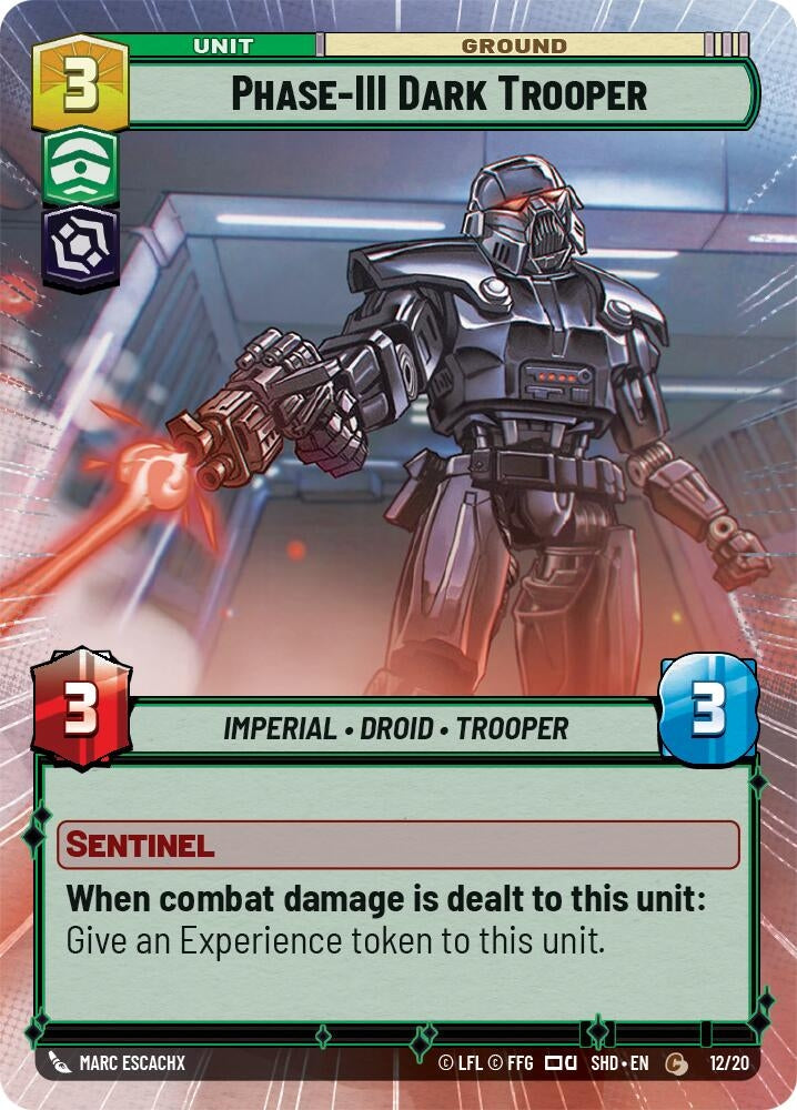 Image for Phase-III Dark Trooper (Hyperspace) (Shadows of the Galaxy: Weekly Play Promos) (12/20) - Star Wars: Unlimited