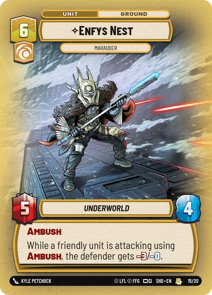 Image for Enfys Nest - Marauder (Shadows of the Galaxy: Weekly Play Promos) (15/20) - Star Wars: Unlimited