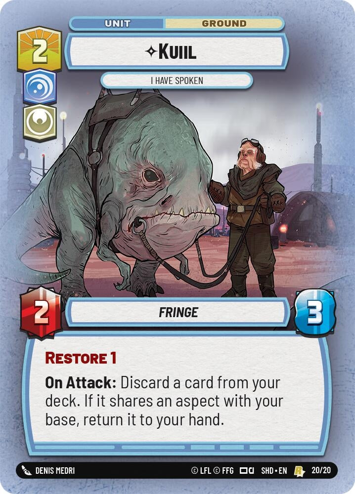 Image for Kuiil - I Have Spoken (Shadows of the Galaxy: Weekly Play Promos) (20/20) - Star Wars: Unlimited