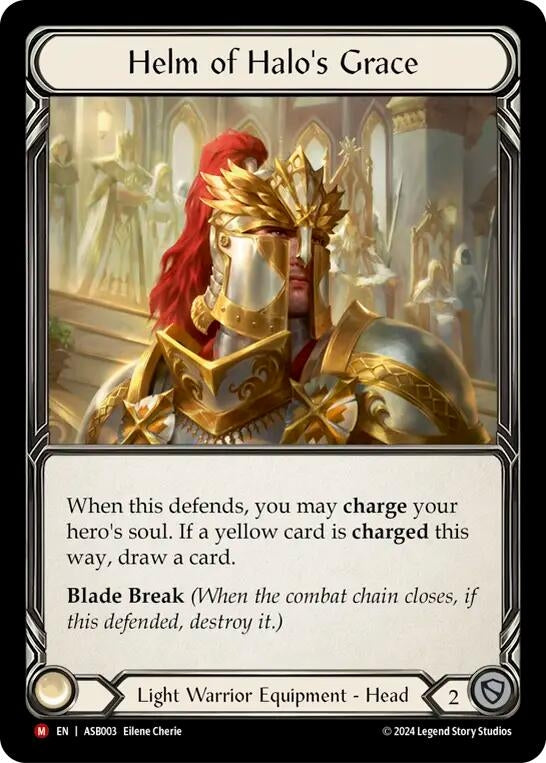 Image for Helm of Halo's Grace (Armory Deck: Boltyn) (ASB003) - Flesh and Blood TCG