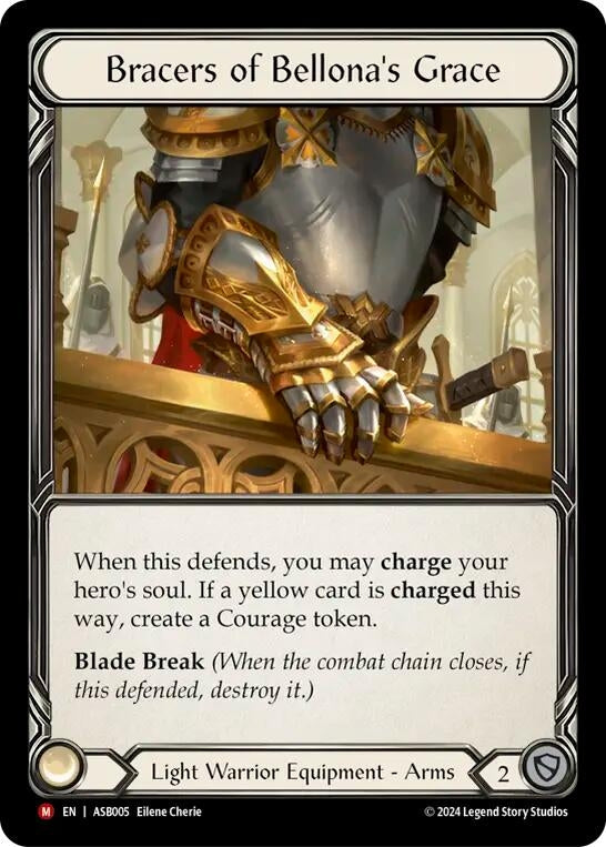 Image for Bracers of Bellona's Grace (Armory Deck: Boltyn) (ASB005) - Flesh and Blood TCG