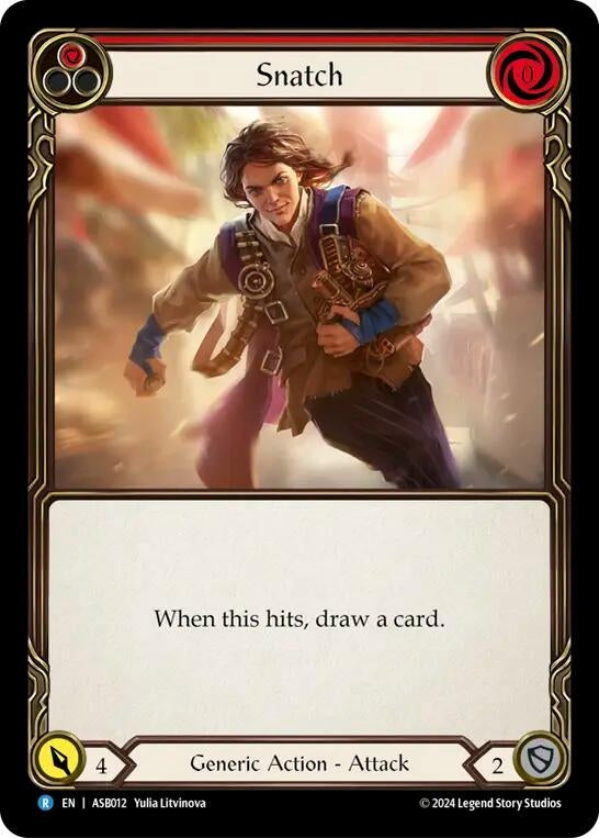 Image for Snatch (Red) (Armory Deck: Boltyn) (ASB012) - Flesh and Blood TCG