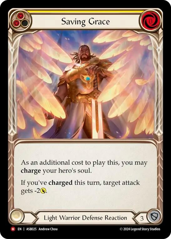 Image for Saving Grace (Armory Deck: Boltyn) (ASB025) - Flesh and Blood TCG